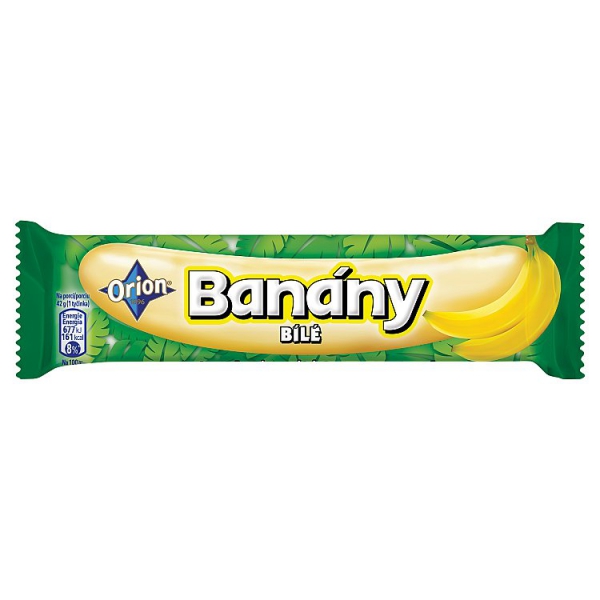 Tyč.Banán biela 42g Orion