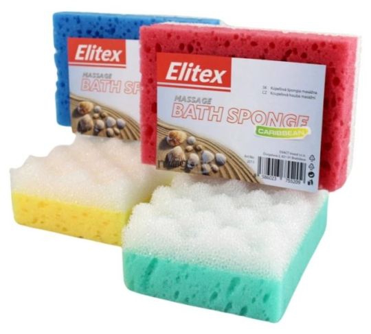 Hubka masážna Elitex